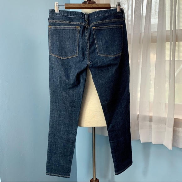 J. Crew Dark Wash Toothpick Stretch Jeans - Picture 5 of 6